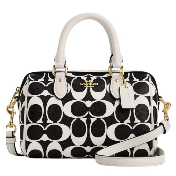 Coach Handbags - Coach - Rowan Mini Crossbody In Signature Black Multi (NWT)